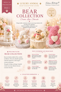 Luxury Teddy Bear Soap Collection Guide | Cute Handmade Bear Soap Ideas | Premium Soap Design PDF | Instant Digital Download