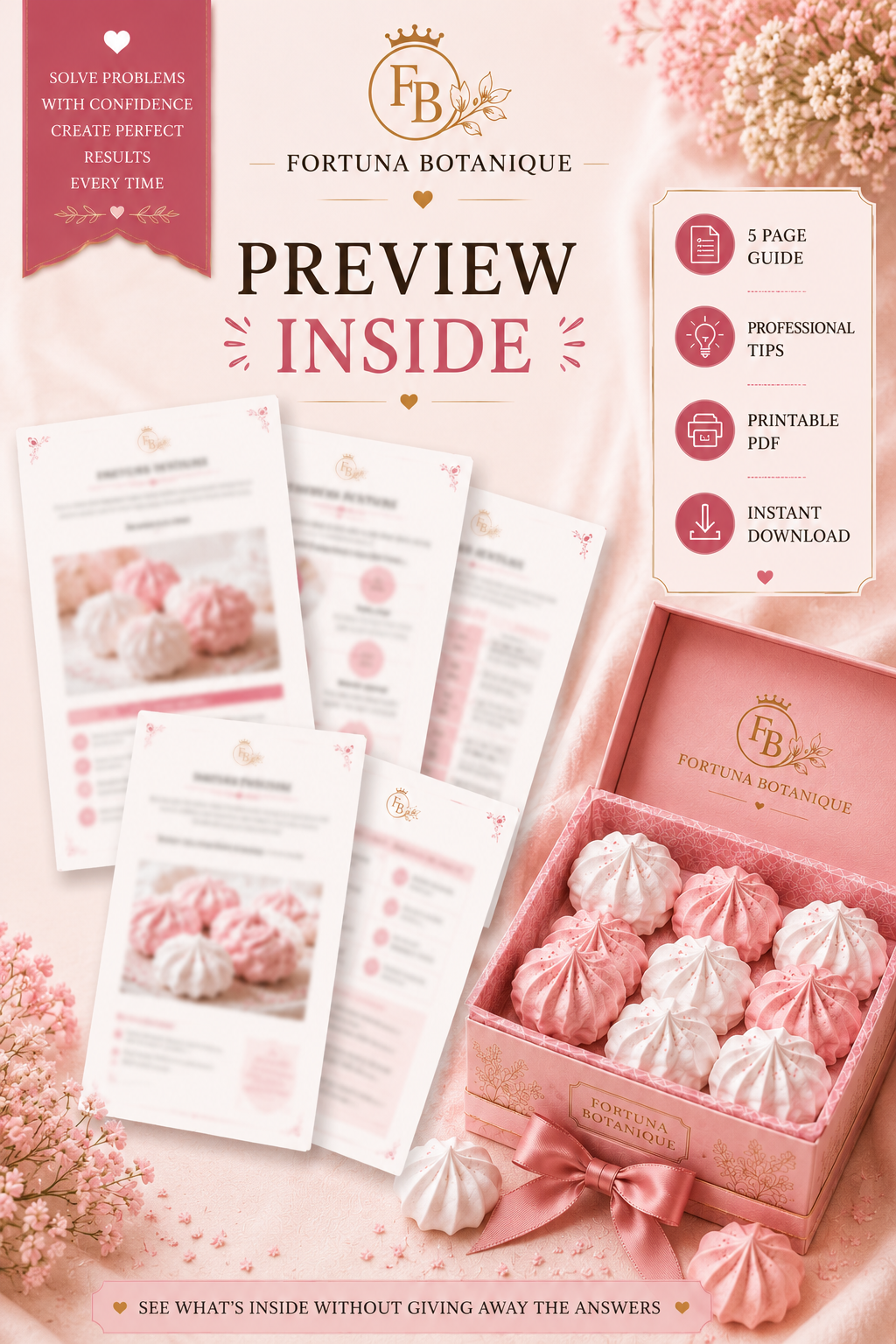 Zefir Troubleshooting Guide | Fix Common Zefir Problems | Professional Meringue Flower Guide | Instant PDF Download