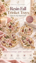 Resin Fall Trinket Trays Tutorial | Botanical Epoxy Resin Guide