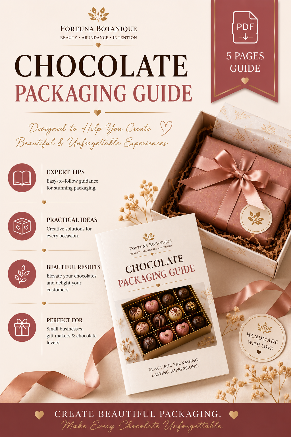 Luxury Chocolate Packaging Guide | Premium Gift Box Ideas, Branding & Packaging Inspiration (Instant PDF Download)