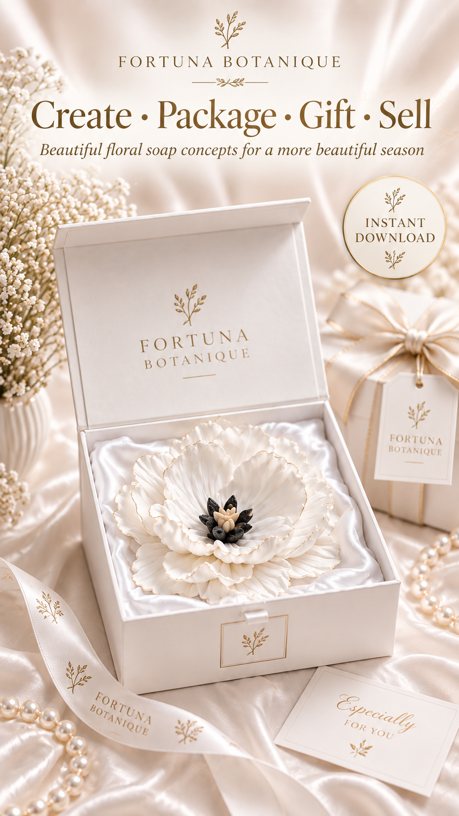 Luxury Floral Soap Gift Box Guide | Elegant Handmade Soap Packaging & Gifting PDF