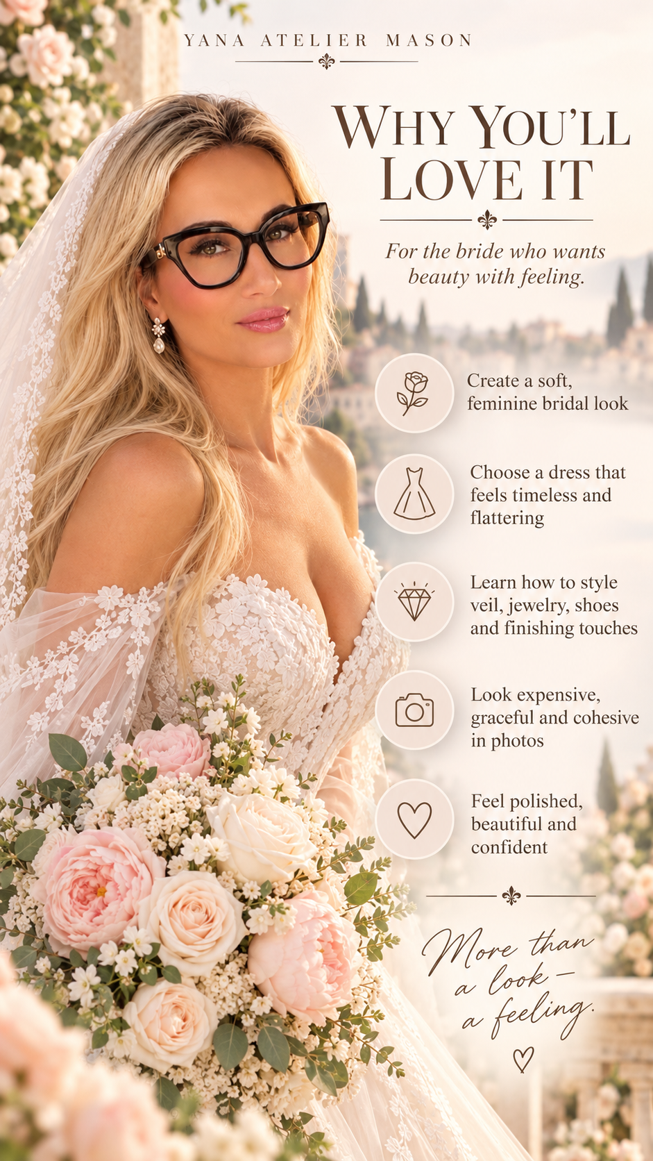 Romantic Bridal Style Guide | Elegant Wedding Dress & Bridal Styling Guide