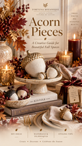 Concrete Acorn Decor Guide | DIY Fall Acorn Pieces & Seasonal Styling