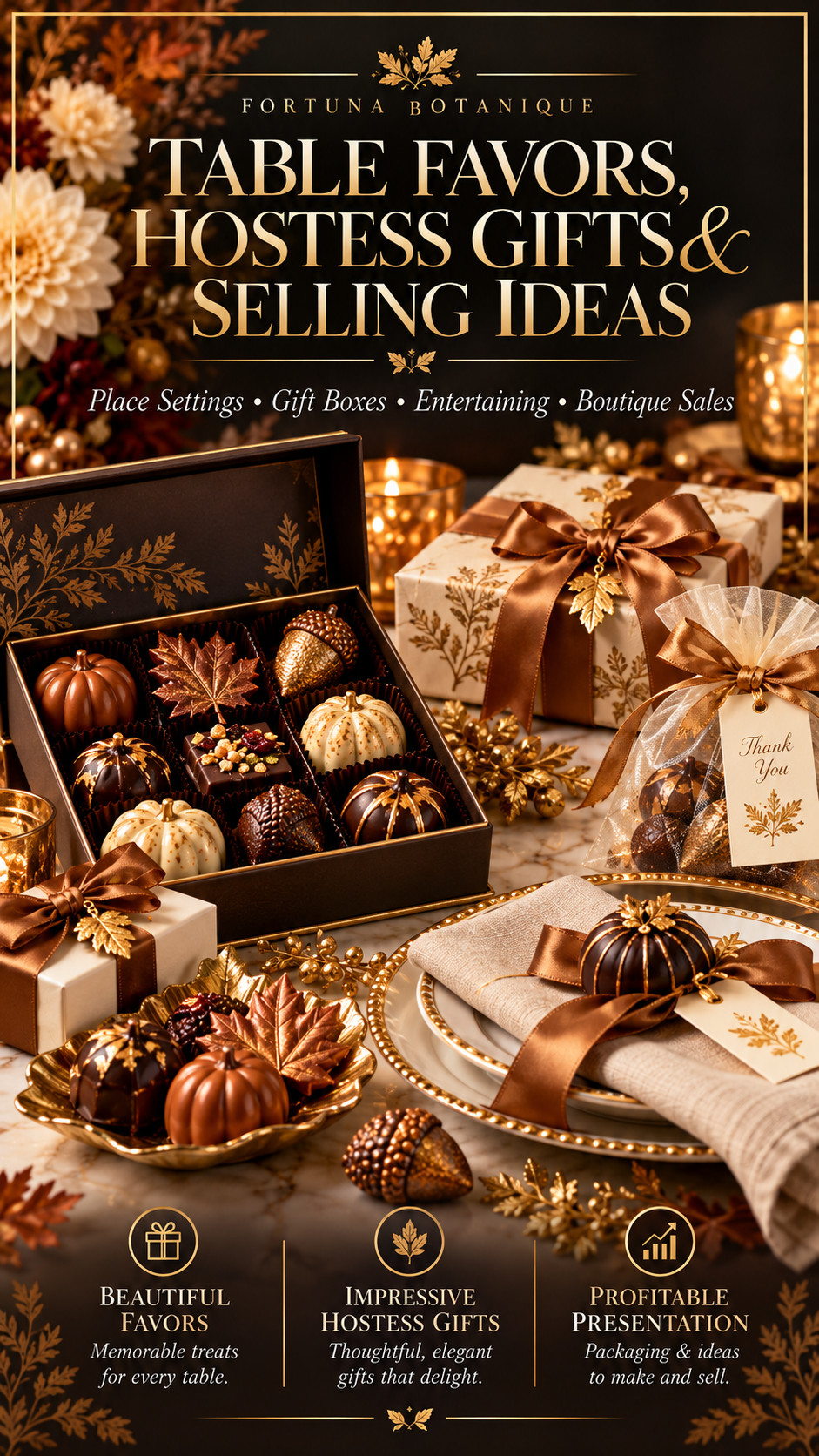 Thanksgiving Chocolate Guide | Fall Chocolate Treats, Gifting, Table Favors & Seasonal Selling
