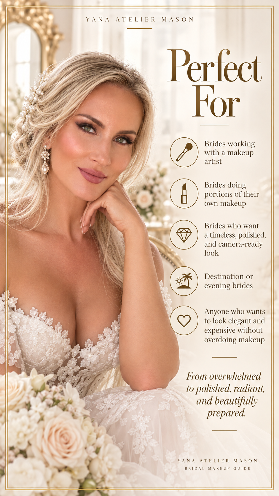 Bridal Makeup Guide | Elegant Wedding Day Beauty & Luxury Bridal Makeup Styling