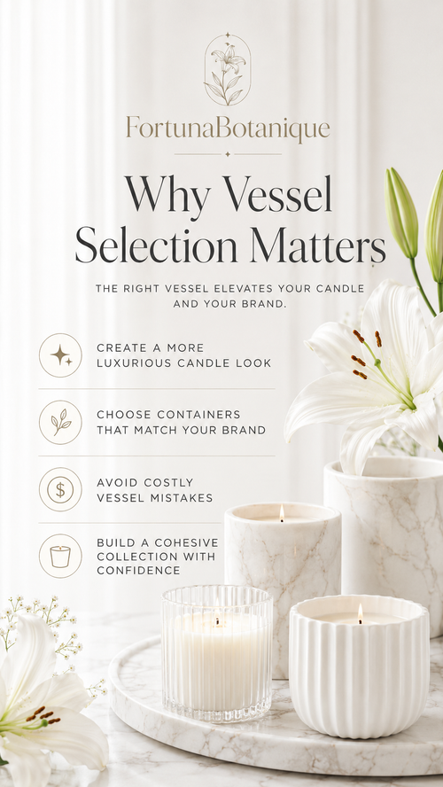 Candle Vessel Selection Guide | Luxury Candle Container & Branding PDF