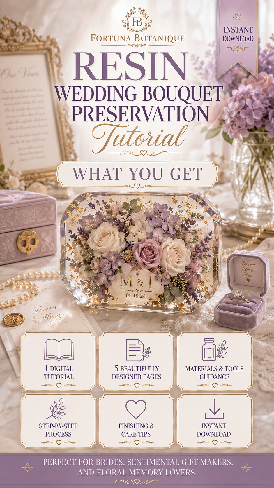 Resin Wedding Bouquet Preservation Tutorial | Floral Keepsake Guide