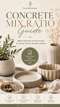 Concrete Mix Ratio Guide PDF | Concrete Recipes, Water Balance & Troubleshooting for Makers