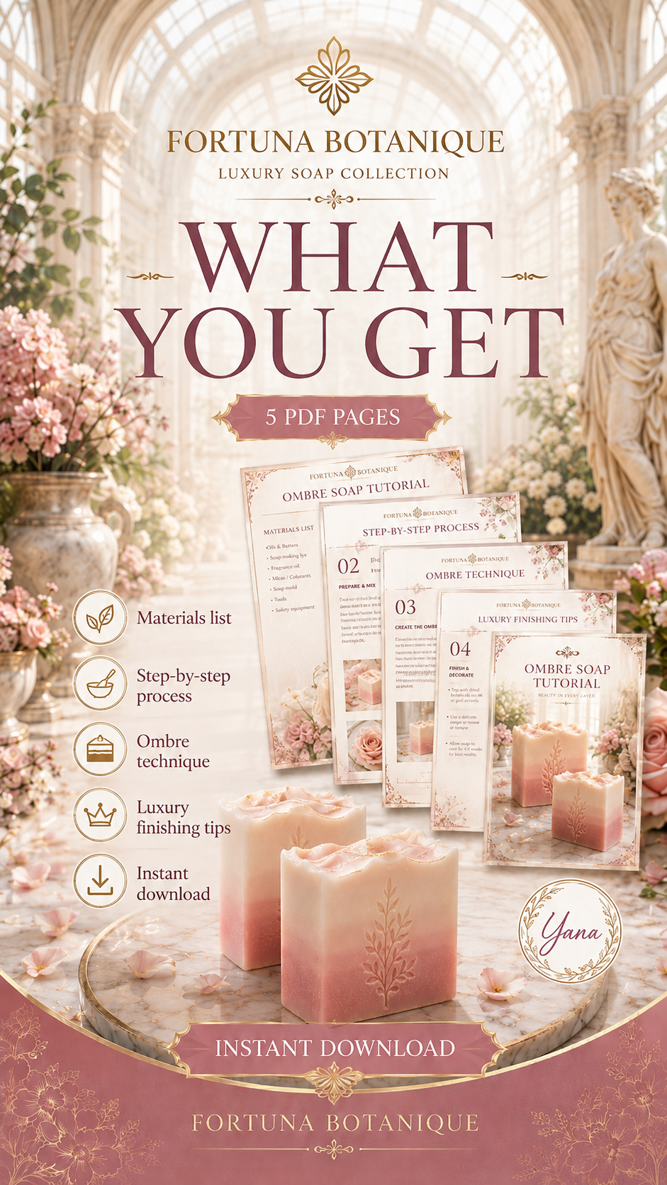 Ombre Soap Tutorial PDF Guide | Luxury Layered Soapmaking Technique | Instant Digital Download