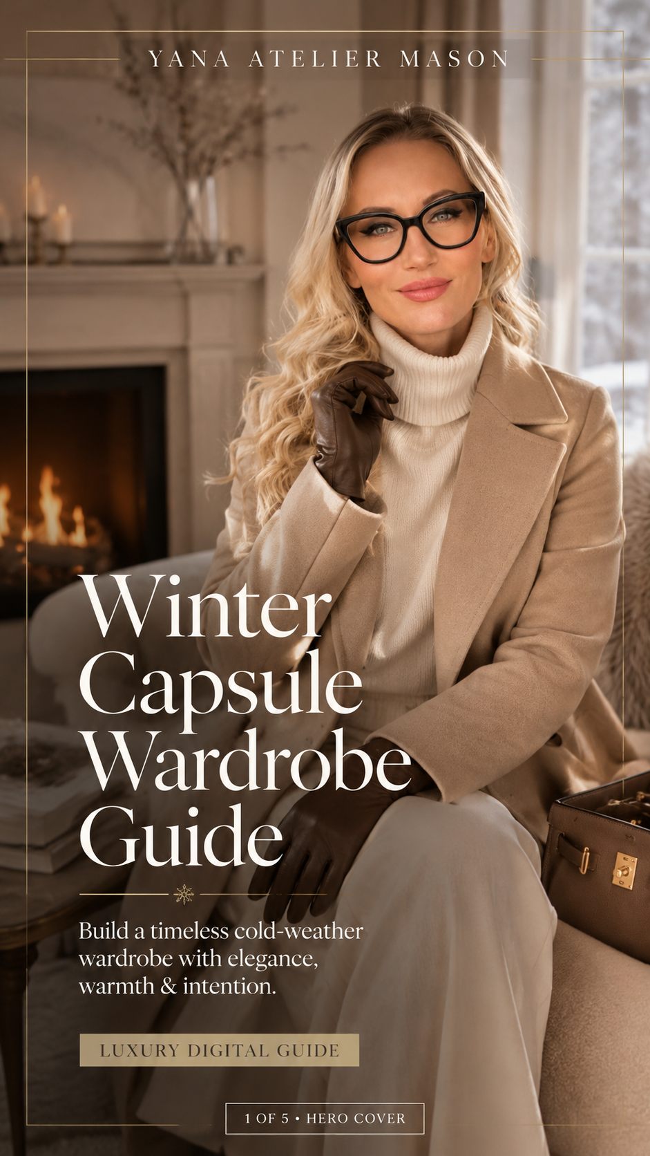 Winter Capsule Wardrobe Guide | Elegant Cold Weather Styling & Winter Outfit Digital Guide