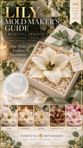 Lily Silicone Mold Guide | Soap, Candle, Resin, Chocolate & Zefir