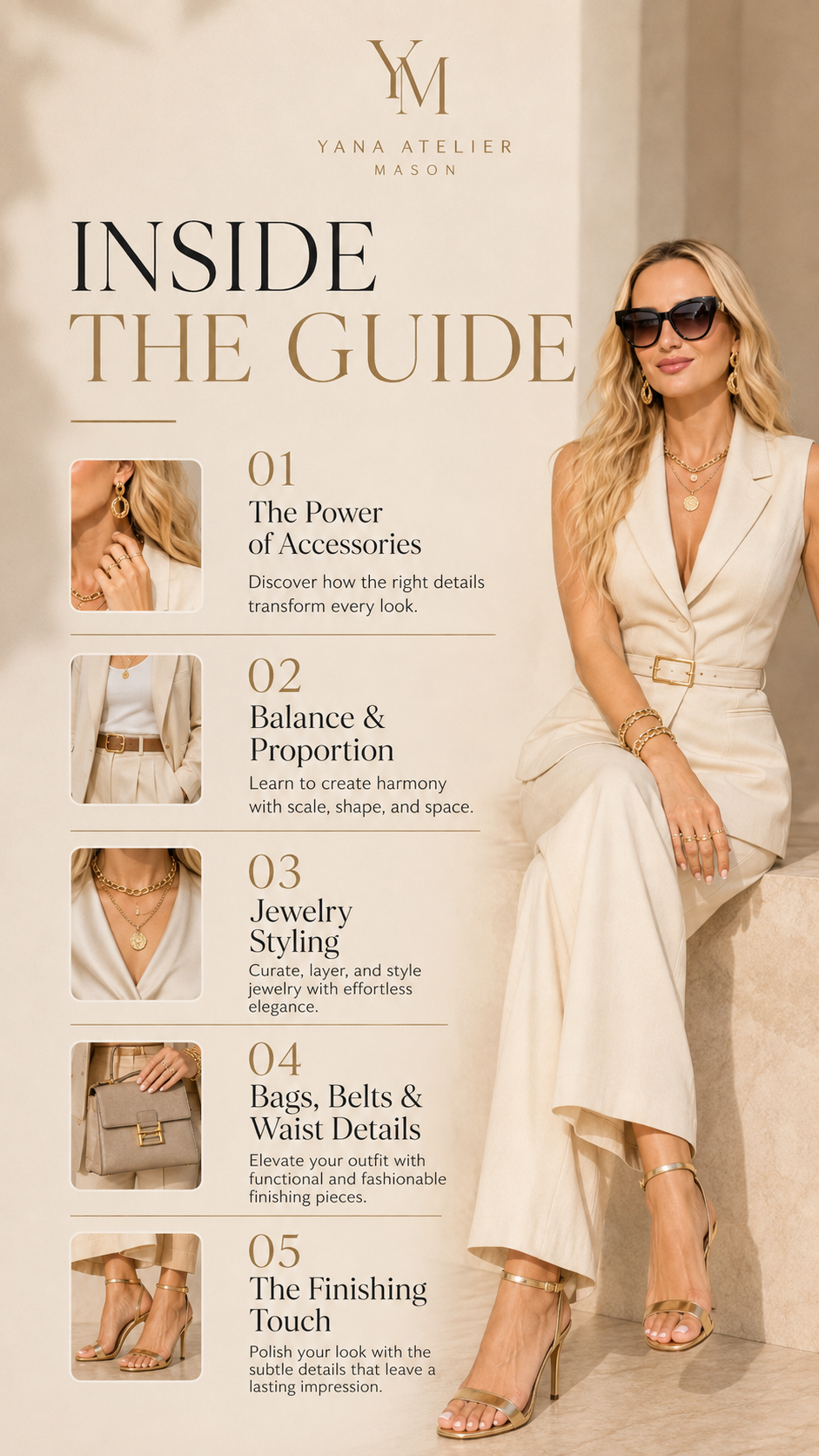 Accessories Styling Master Guide | Jewelry, Handbag, Shoe & Belt Styling | Women’s Digital Fashion Guide