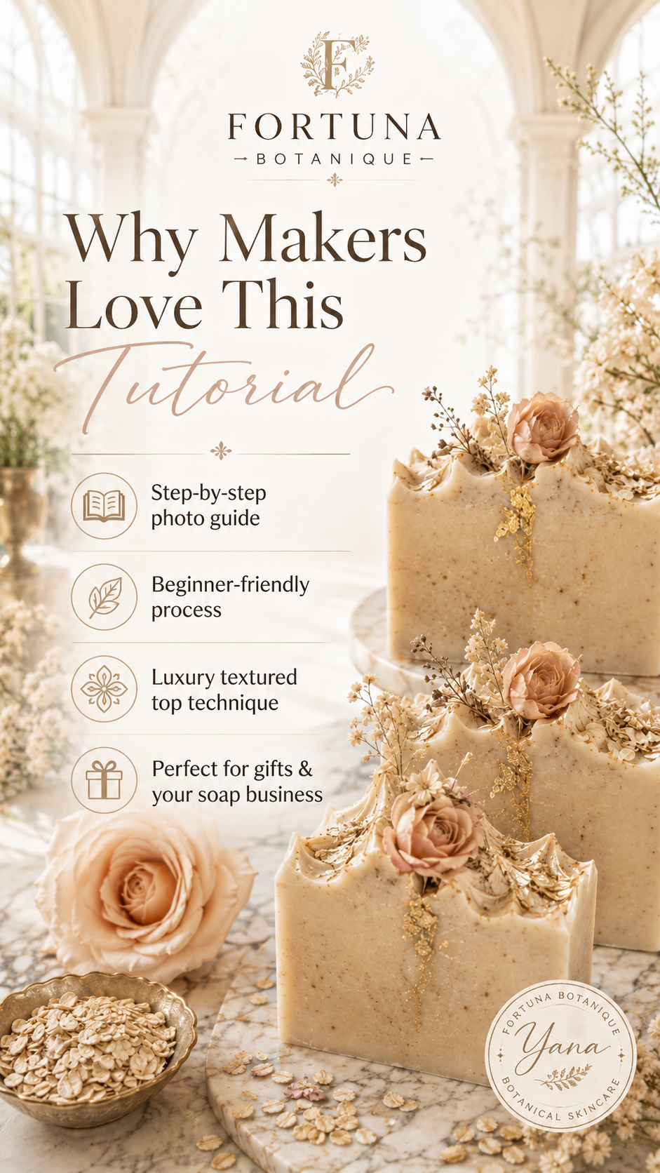 Textured Top Soap Tutorial PDF Guide | Luxury Botanical Soapmaking Technique | Instant Digital Download
