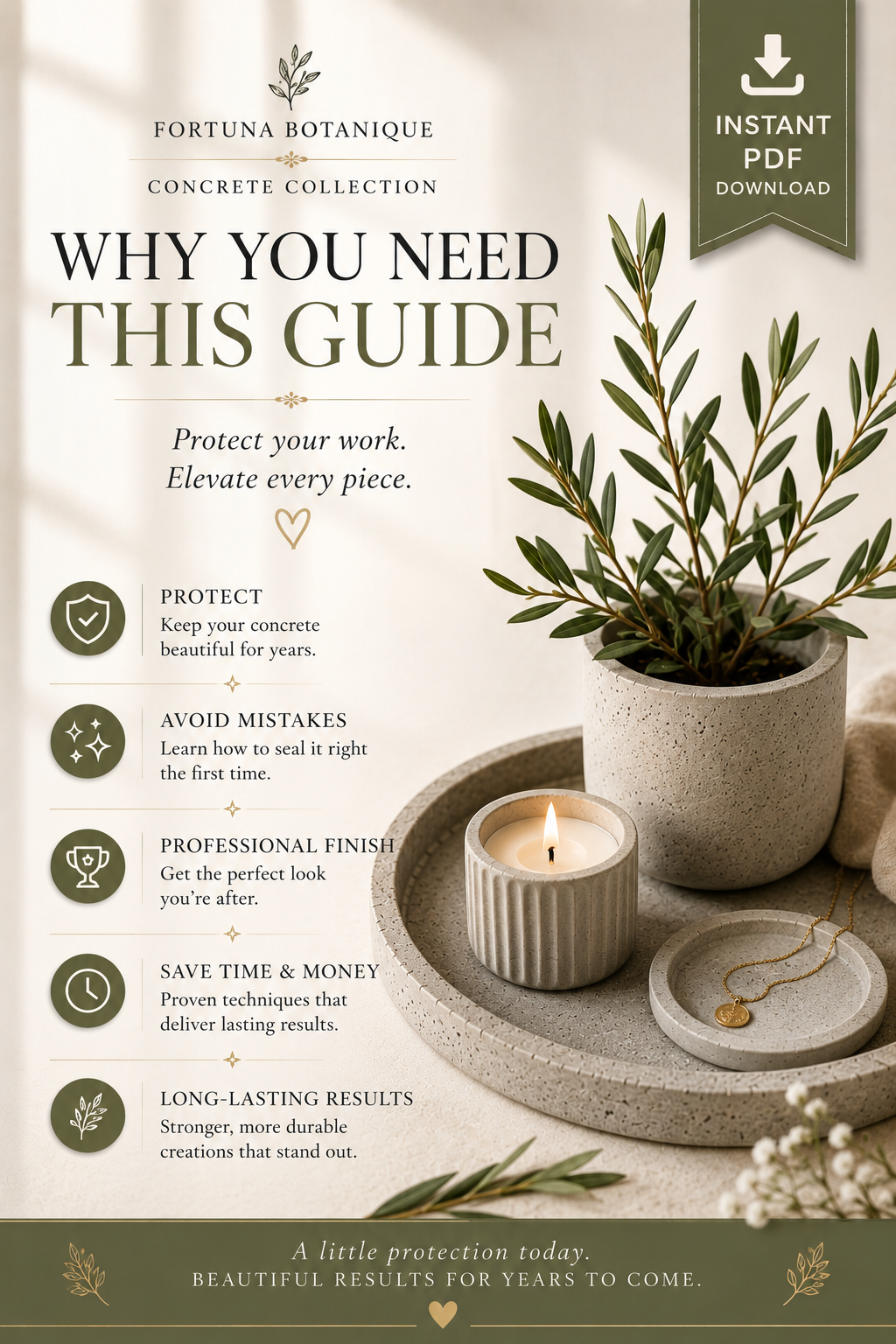Concrete Sealer Guide | Protect, Finish & Seal Decorative Concrete Projects | Instant PDF Download