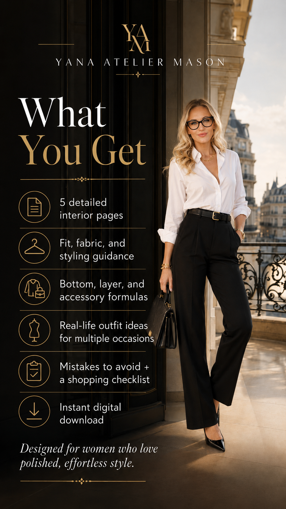 How to Style a White Shirt Guide | Elegant Outfit Styling & Capsule Wardrobe PDF
