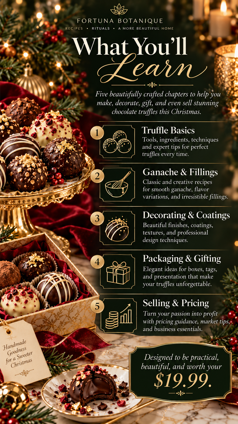 Christmas Chocolate Truffle Guide | Holiday Truffle Recipes, Decorating, Gifting & Selling