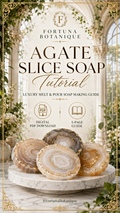 Agate Slice Soap Tutorial | Luxury Melt & Pour Gemstone Soap Making Guide