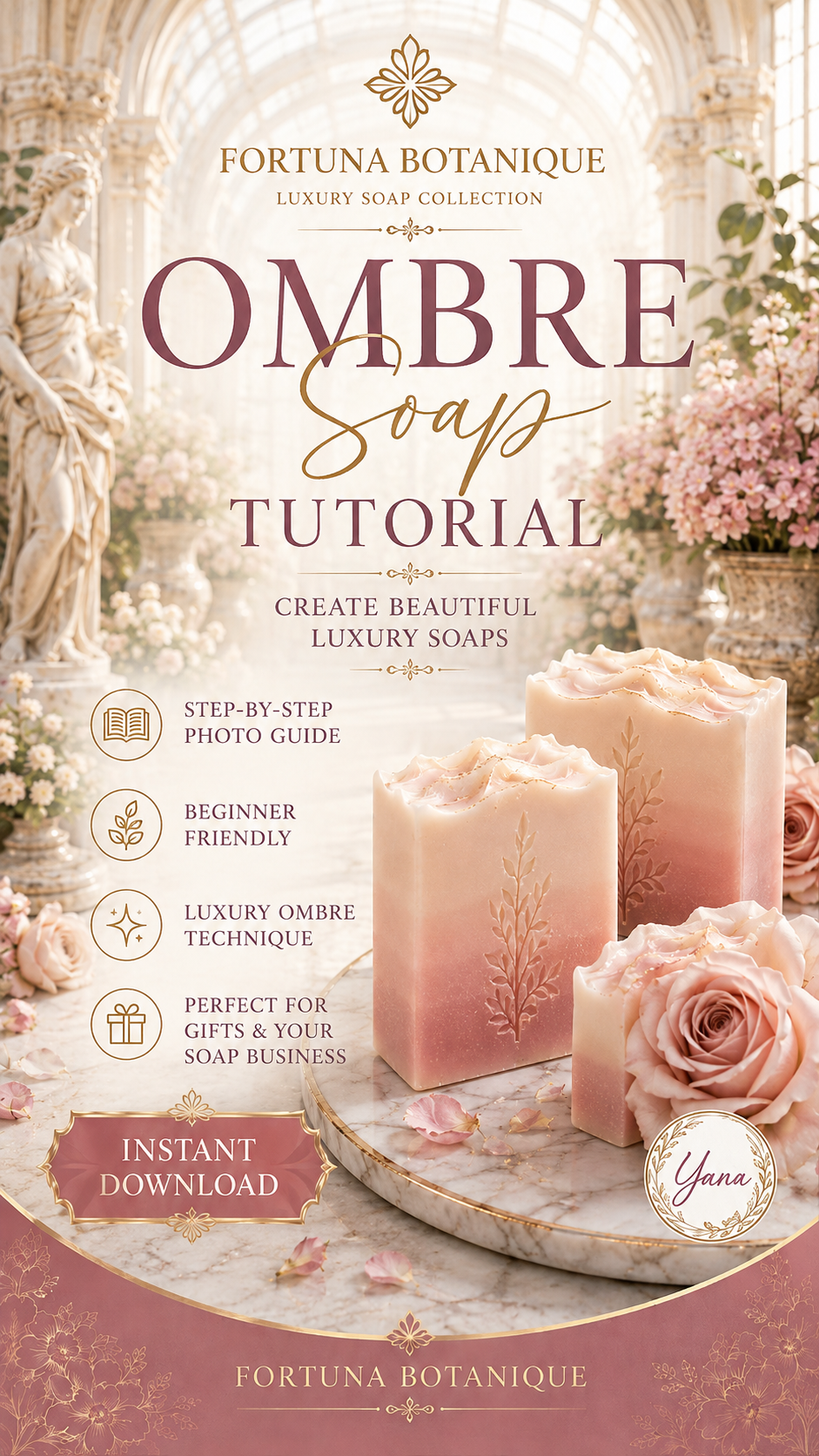 Ombre Soap Tutorial PDF Guide | Luxury Layered Soapmaking Technique | Instant Digital Download