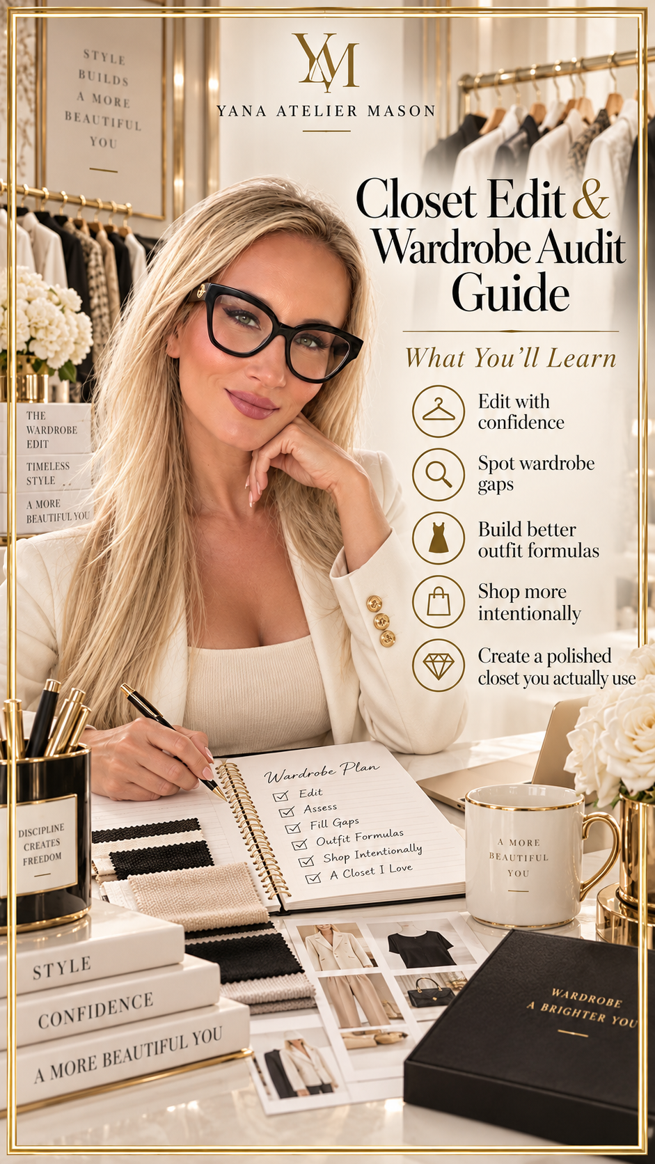 Closet Edit & Wardrobe Audit Guide | Luxury Personal Style Digital Guide