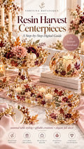 Resin Harvest Centerpieces Tutorial | Fall Botanical Epoxy Resin Guide