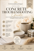 Concrete Troubleshooting Guide | Fix Common Casting Problems & Improve Your Results | Instant PDF Download