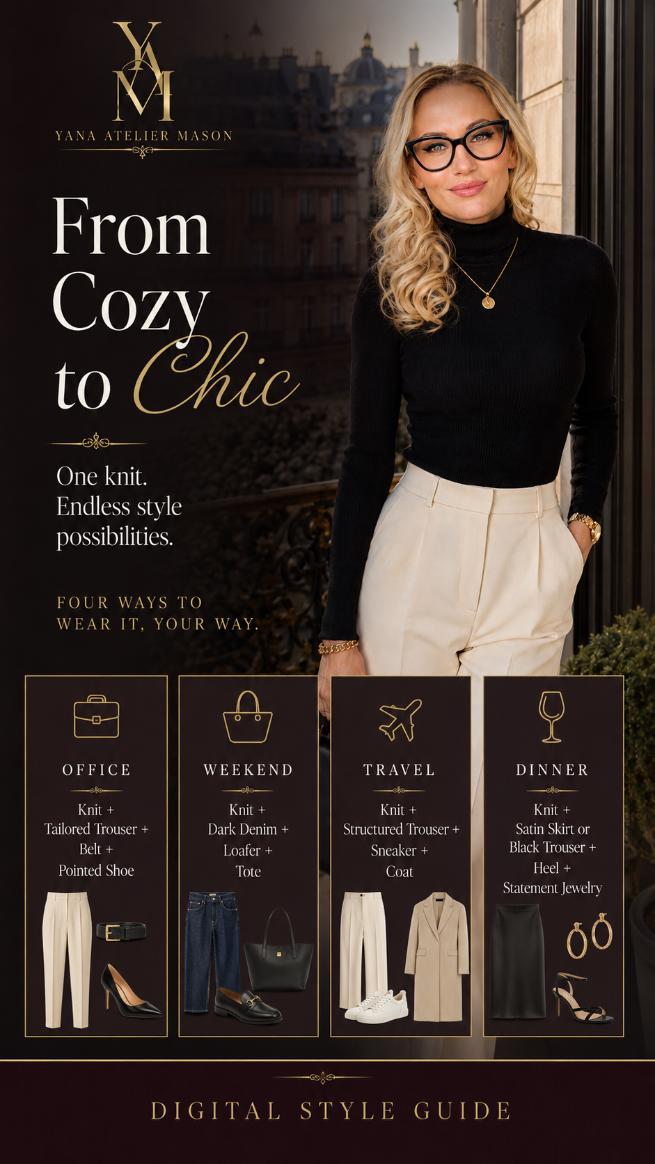 Knitwear Styling Guide | Elegant Sweater Outfits & Layering Guide