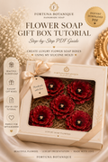 Luxury Flower Soap Gift Box Tutorial | DIY Gift Box Packaging Guide | Instant PDF Download