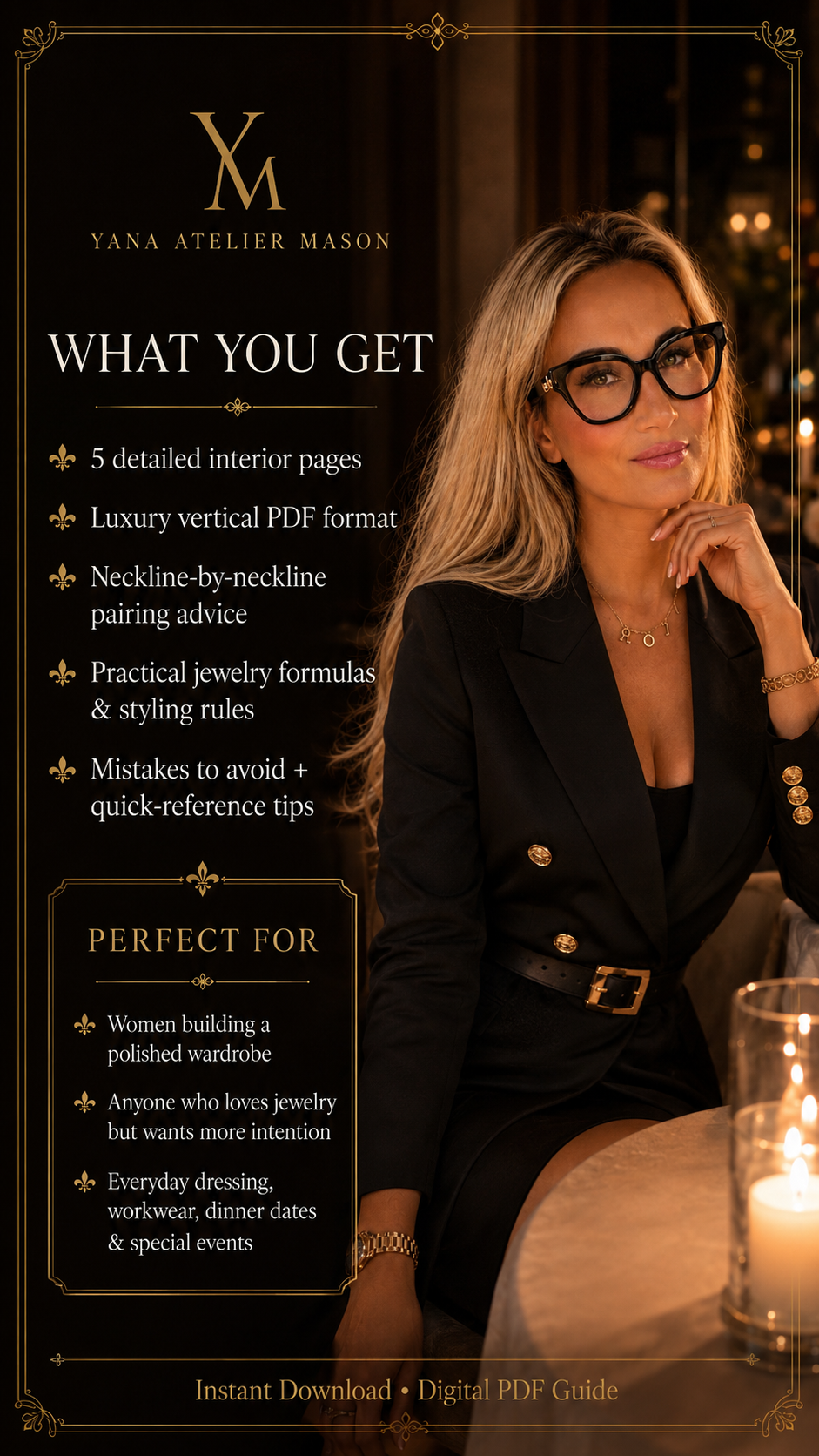 Neckline & Jewelry Pairing Guide | Elegant Jewelry Styling & Outfit Proportion Guide
