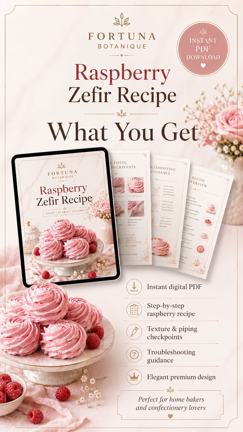 Raspberry Zefir Recipe Guide | Homemade Russian Marshmallow PDF