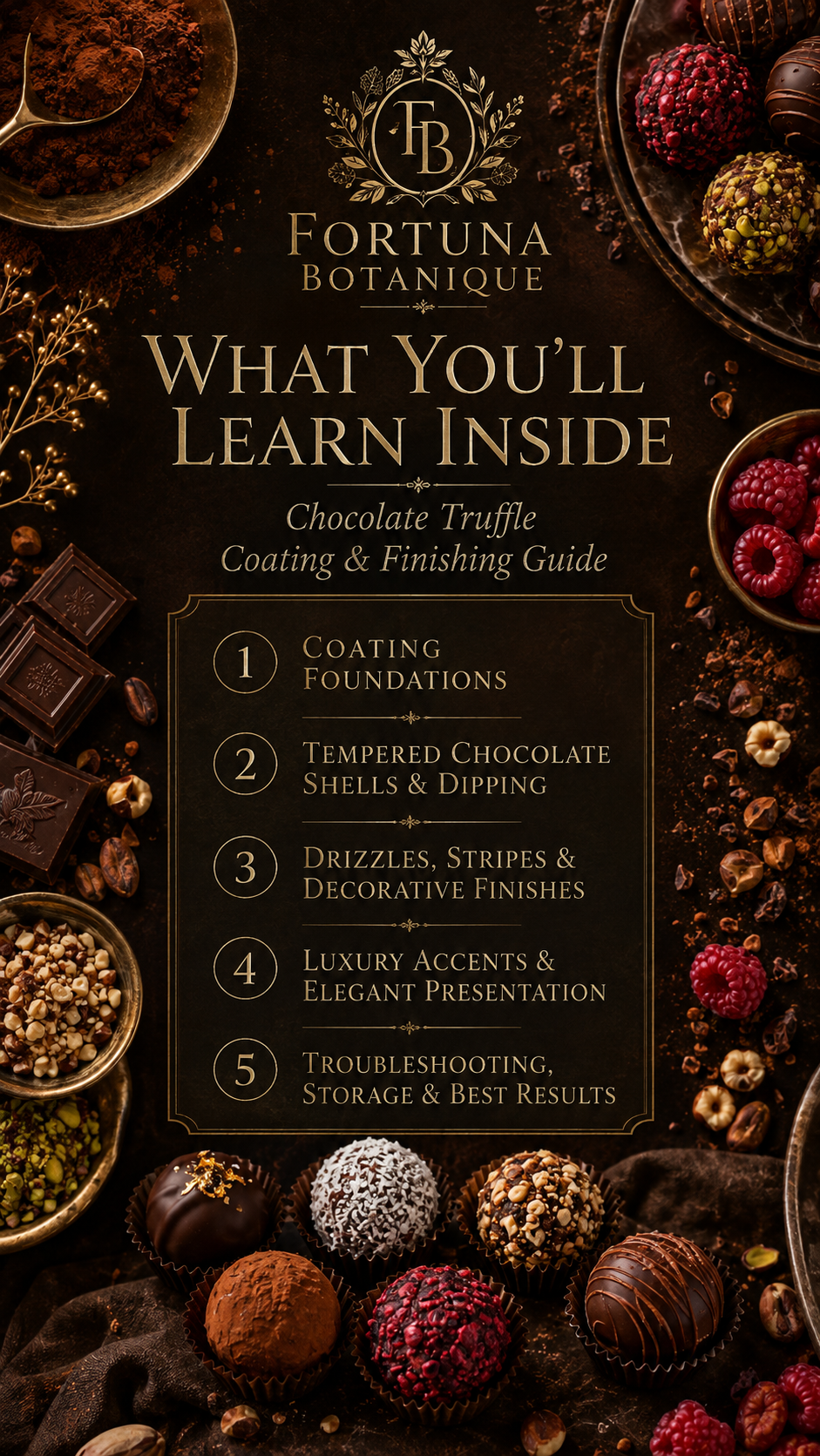 Chocolate Truffle Coating & Finishing Guide | Artisan Chocolate PDF