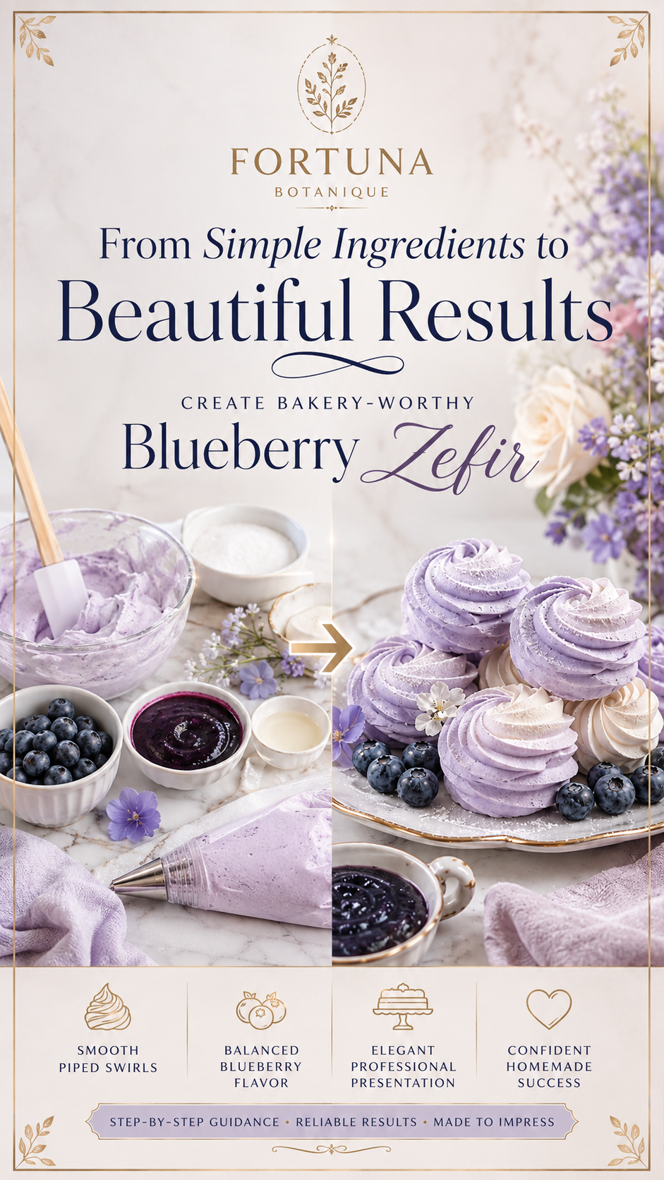 Blueberry Zefir Recipe Guide | Premium Fruit Marshmallow Recipe PDF