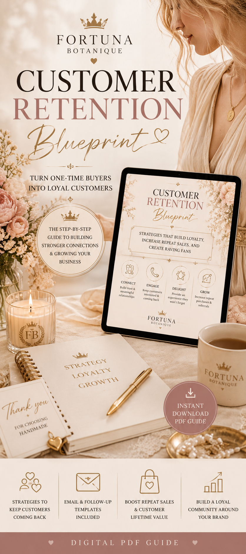 Customer Retention Blueprint: Turn One-Time Buyers Into Loyal, Repeat Customers (Digital PDF Guide)