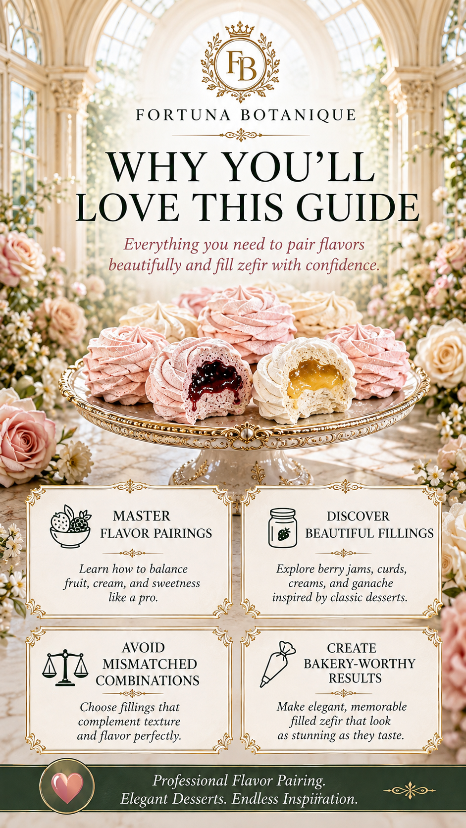 Zefir Flavor Pairing & Filling Ideas Guide | Luxury Dessert Pairings