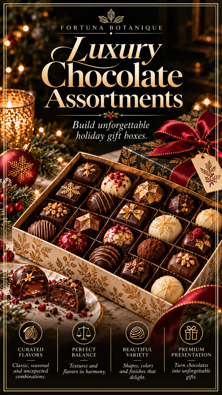 Holiday Gift Box Chocolate Guide | Luxury Chocolate Assortments, Packaging, Gifting & Selling