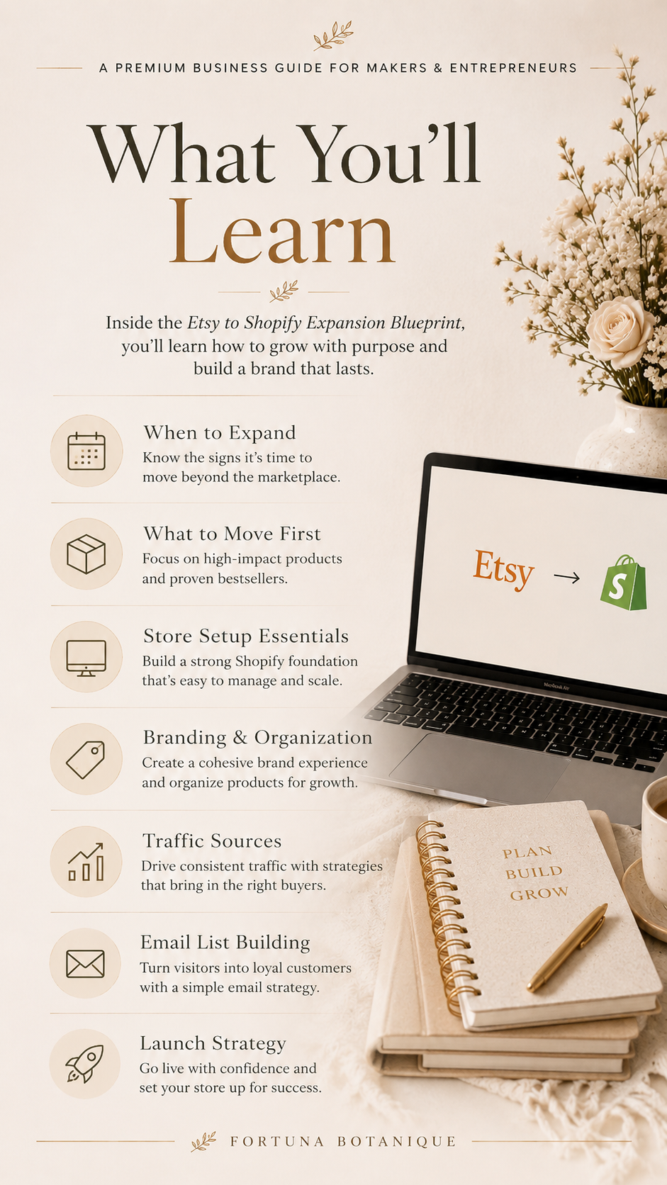 Etsy to Shopify Expansion Blueprint | Ecommerce Growth Strategy for Handmade and Product-Based Businesses