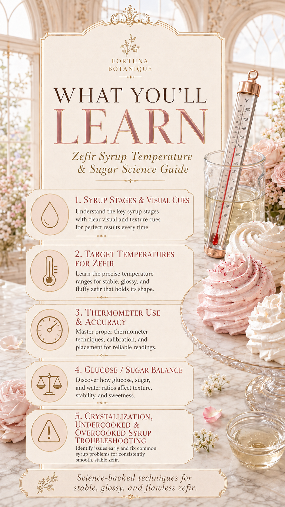 Zefir Syrup Temperature & Sugar Science Guide | Zefir Stability, Syrup & Texture Digital Guide