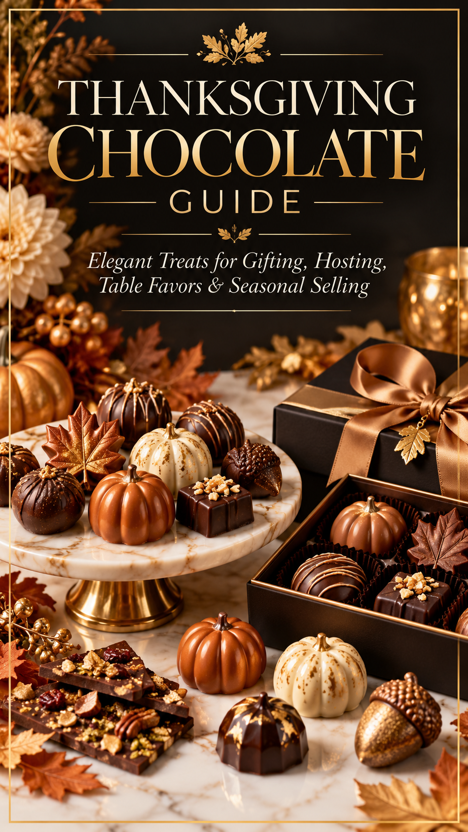 Thanksgiving Chocolate Guide | Fall Chocolate Treats, Gifting, Table Favors & Seasonal Selling