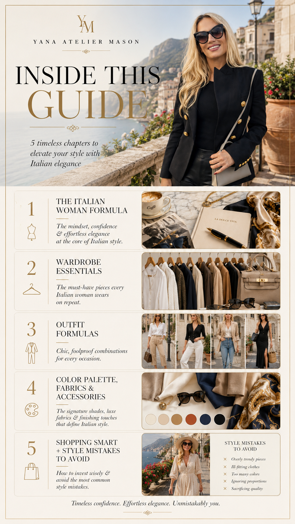 Italian Woman Style Guide | Digital PDF