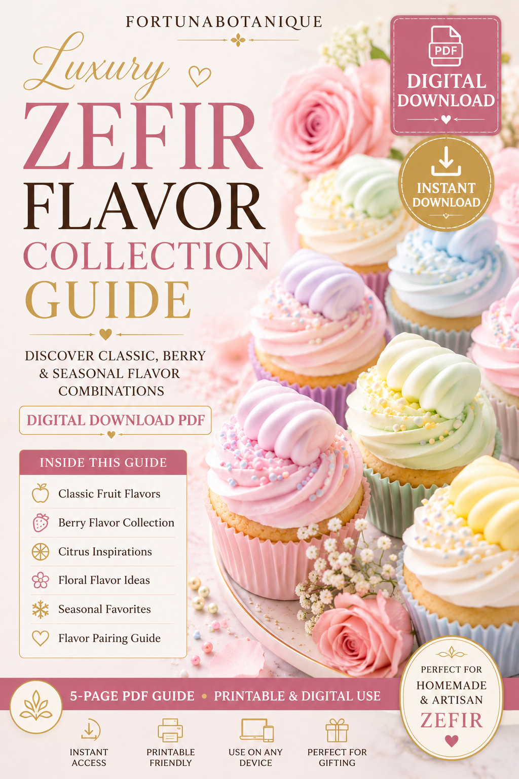 Luxury Zefir Flavor Collection Guide | Premium Flavor Combinations & Pairing Ideas | PDF Recipe Inspiration for Zefir Artists