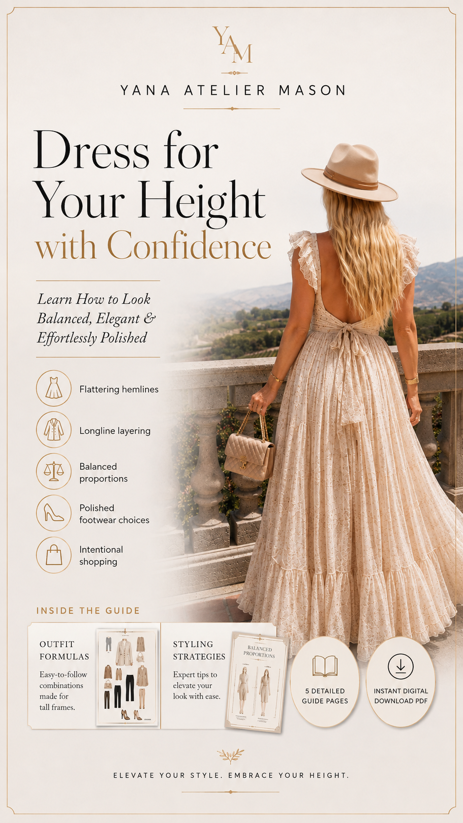 Tall Woman Styling Guide | Digital PDF