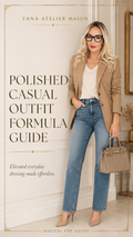 Polished Casual Outfit Formula Guide for Women | Chic Everyday Outfits, Elevated Basics, Effortless Style & Wardrobe Styling