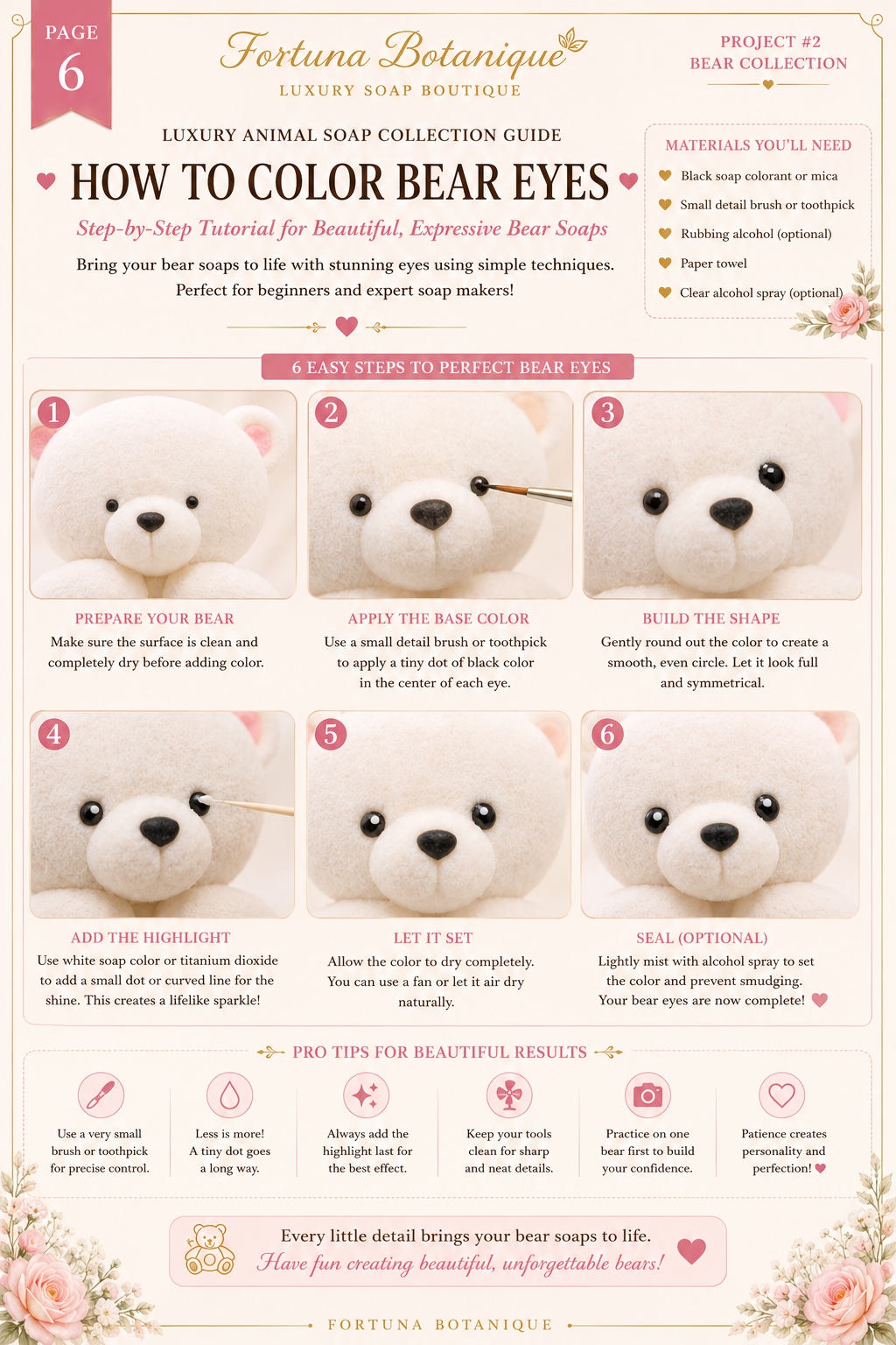 Luxury Teddy Bear Soap Collection Guide | Cute Handmade Bear Soap Ideas | Premium Soap Design PDF | Instant Digital Download