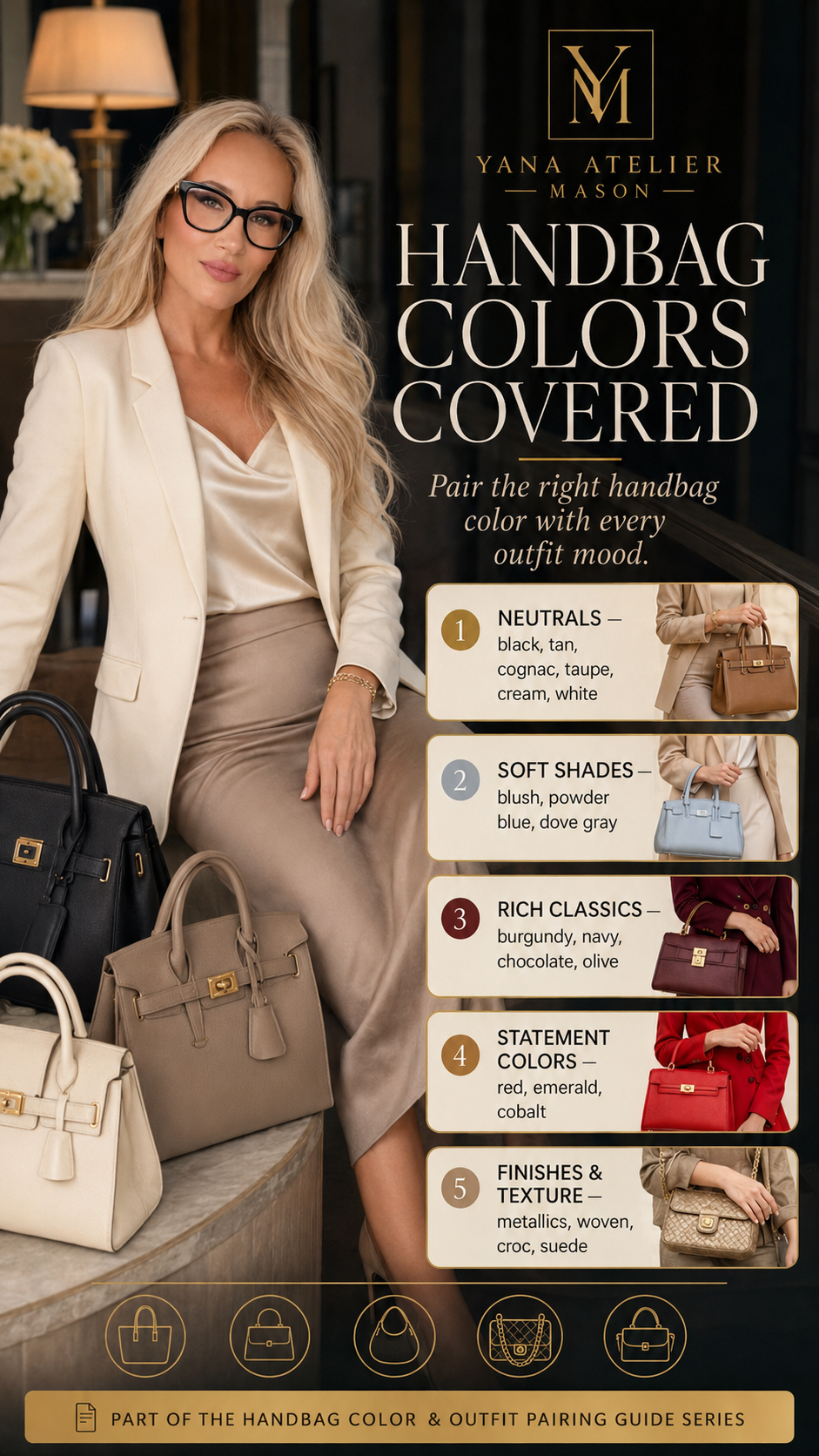 Handbag Color & Outfit Pairing Guide | Bag Styling & Color Coordination Guide