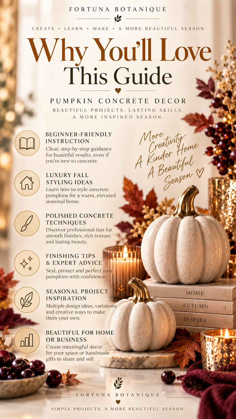 Pumpkin Concrete Decor Guide | DIY Fall Concrete Pumpkin Tutorial