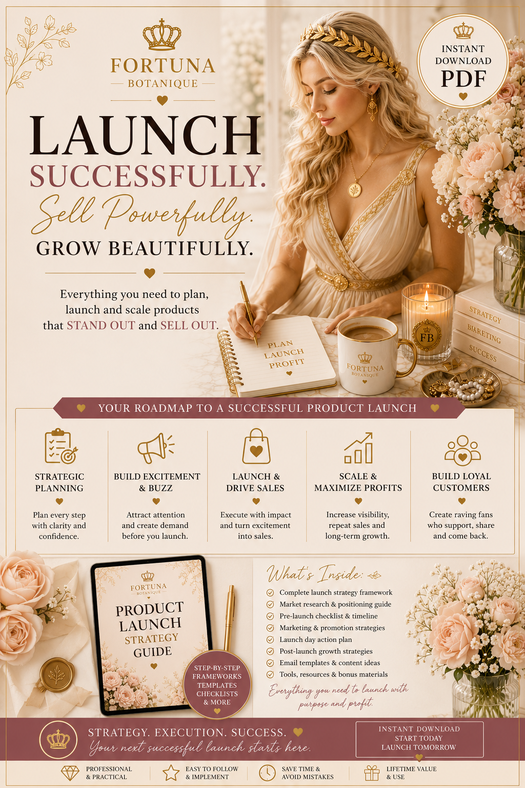 Product Launch Strategy Guide | Instant PDF Download