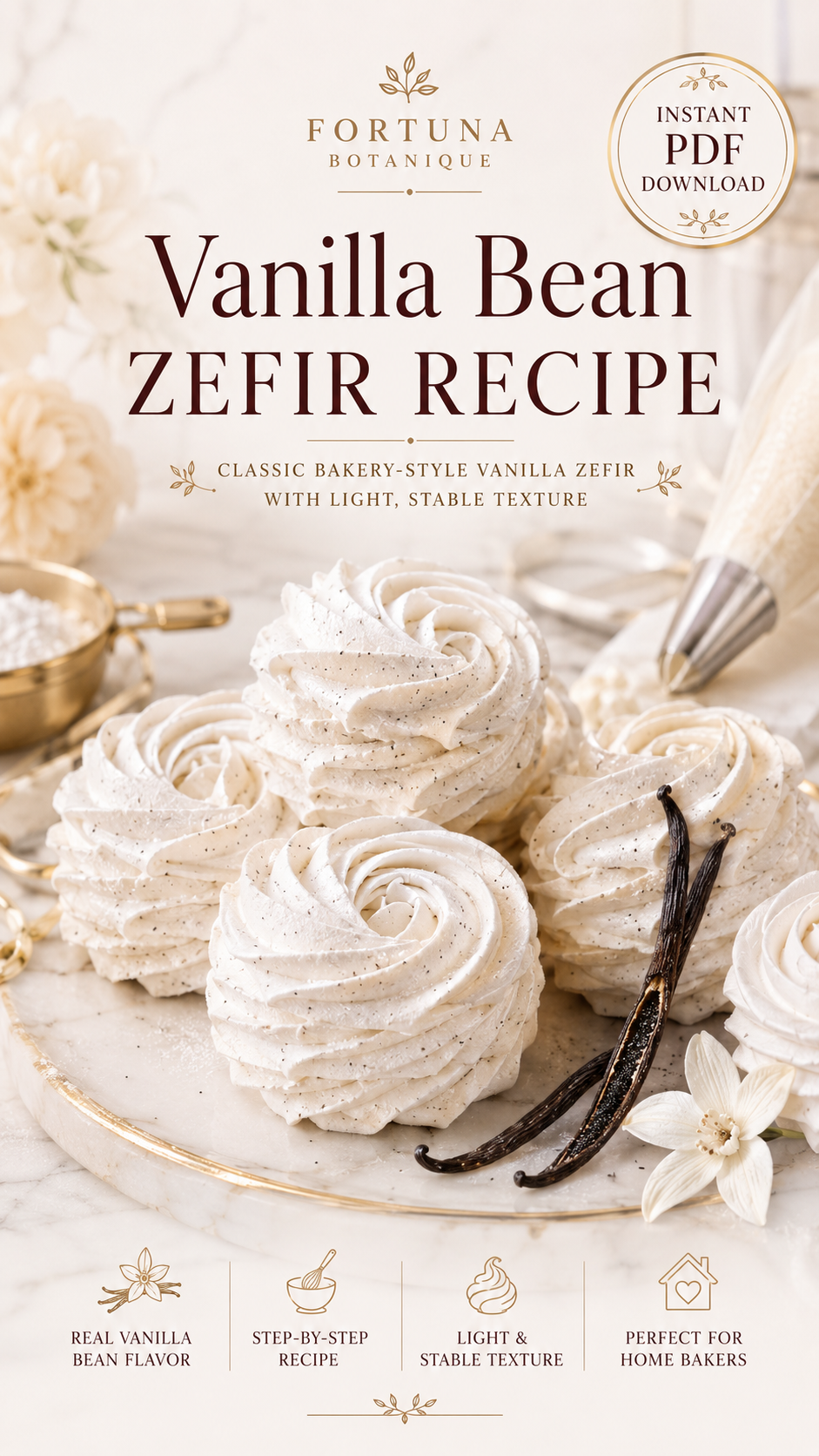 Vanilla Bean Zefir Recipe Guide | Classic Bakery-Style Zefir Recipe & Technique