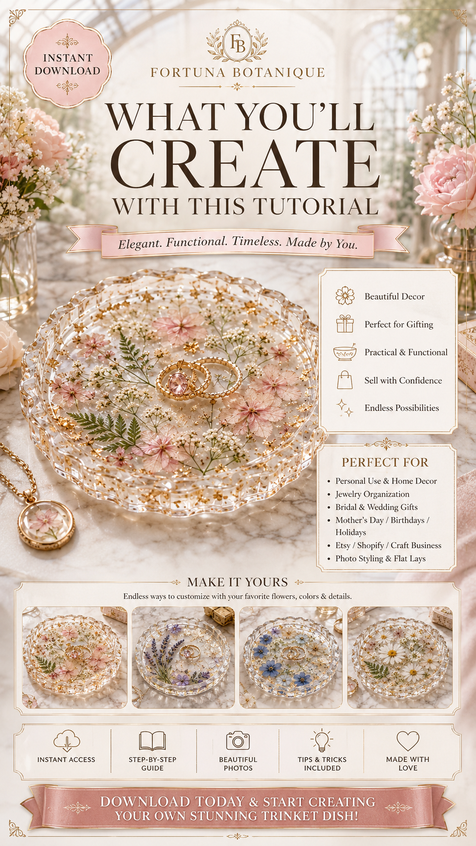 Resin Trinket Dish Tutorial Guide for Beginners