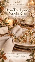 Resin Thanksgiving Napkin Rings Tutorial | Fall Epoxy Resin Guide