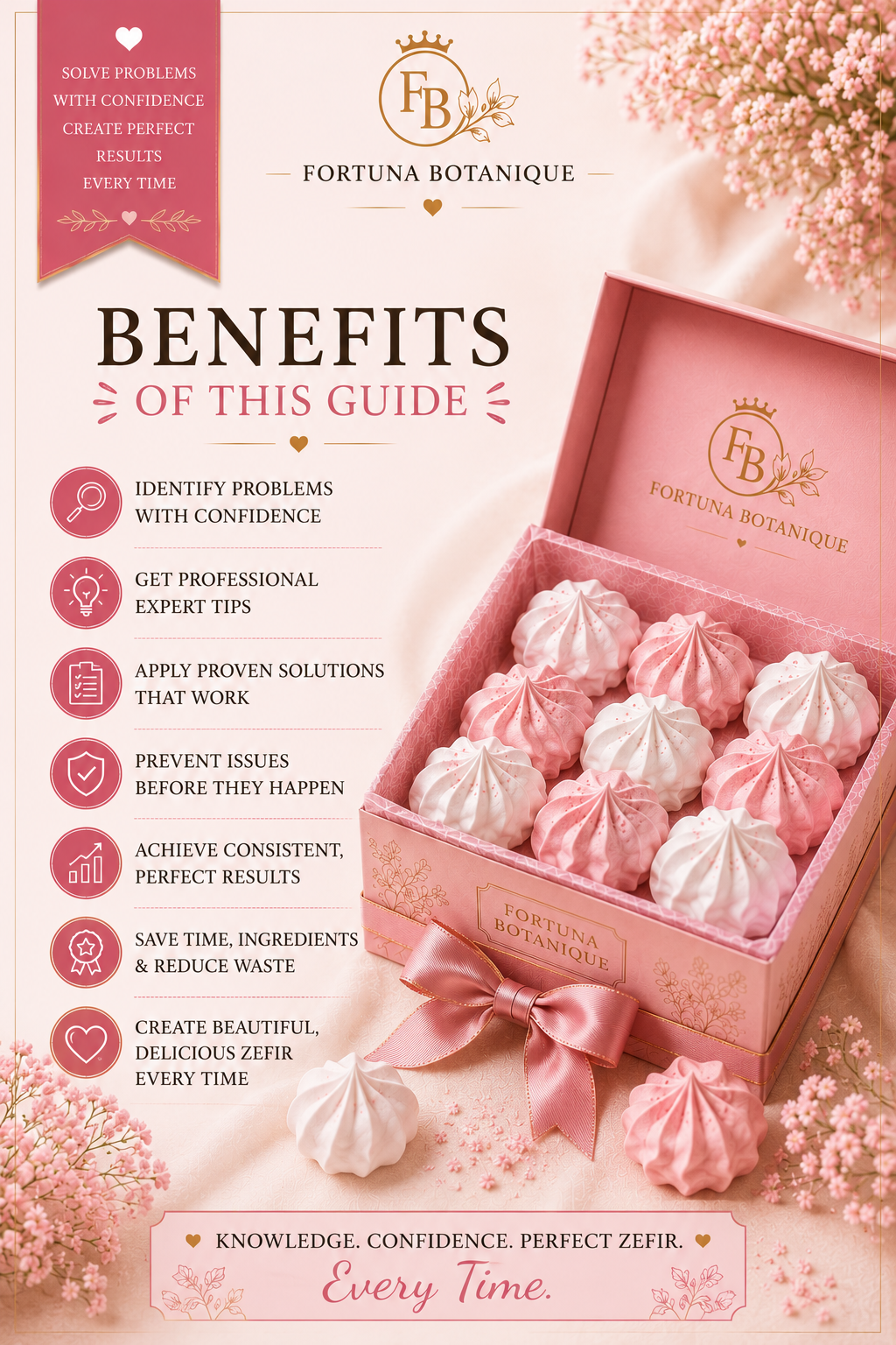 Zefir Troubleshooting Guide | Fix Common Zefir Problems | Professional Meringue Flower Guide | Instant PDF Download