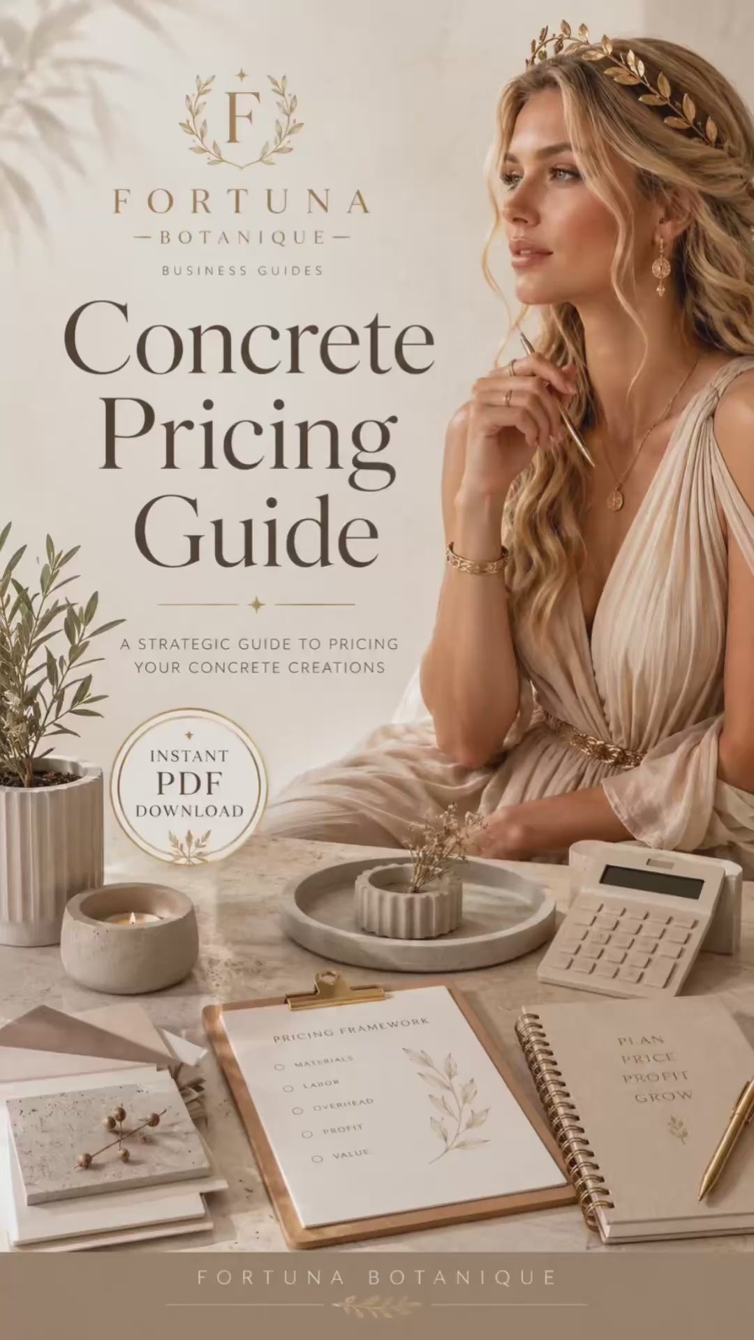 Concrete Pricing Guide for Makers | Product Cost, Profit Margin & Wholesale Pricing PDF